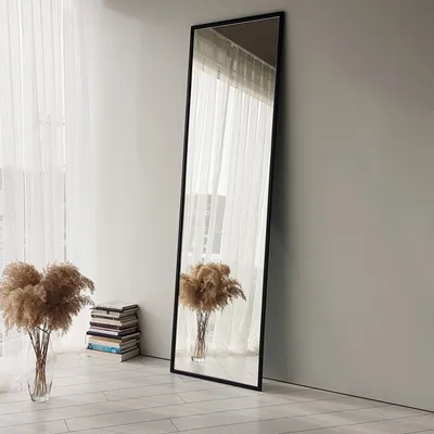 Immagine prodotto di Skye Decor, Specchio freddo / Cornice in metallo / 170x50cm, Standspiegel, Schwarz, Metall, 50 x 170 x 60 cm