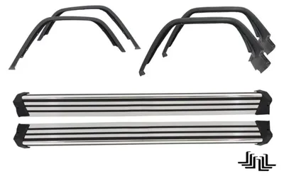 Produktbild von Trittbretter Kotflügelverbreiterung Radkästen für Mercedes G W463 1989-2013 G65 Look.
