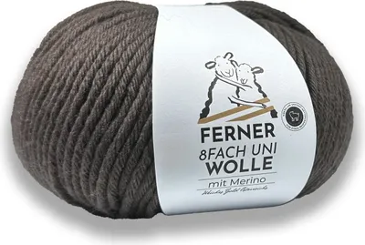 Produktbild von Ferner Wolle Uni  8fach Farbe: LU 8 - 5