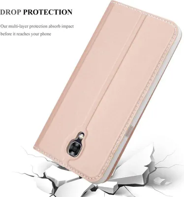 Immagine prodotto di Cadorabo custodia per cellulare per LG X SCREEN custodia protettiva in rosa Cover Etui Book Case Booklet