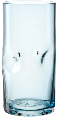 Produktbild von Leonardo Trinkglas Vesuvio, Trinkbecher, Kalk-Natron-Glas, Blau, 330 ml, 077378