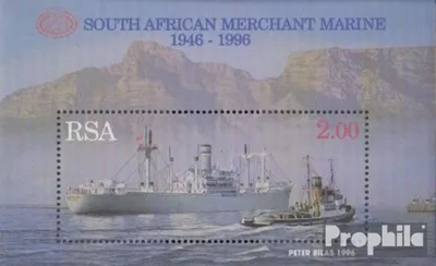 Produktbild von Briefmarken Südafrika 1996 Mi Block45 (kompl.Ausg.) postfrisch Handelsmarine