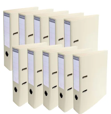 Immagine prodotto di Cartella Premium A4 PVC 70mm avorio Confezione da 10
