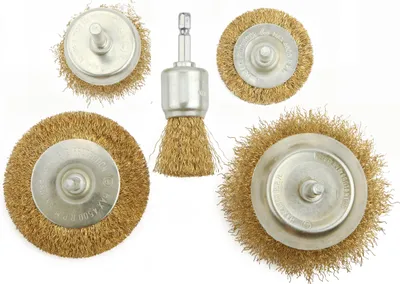 Produktbild von Tolsen Drahtbürsten-Set 5-teilig - Maxami