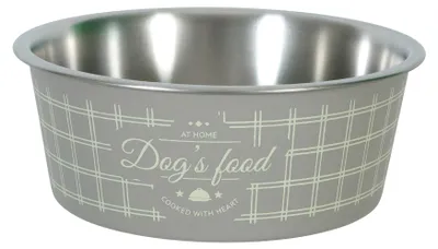 Obrázek produktu pro Miska nerez pes FOOD DOG 1,2l hnědá Zolux