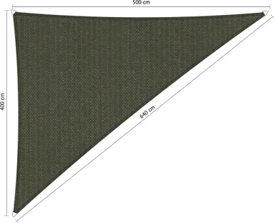 Zdjęcie produktu dla SHADOW COMFORT 4 x 5 x 6,4 m Markiza trójkątna Deep Grey 90° Asymetryczna