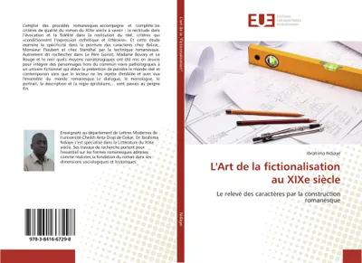 Produktbild von L'Art de la fictionalisation au XIXe siècle