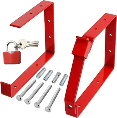 Produktbild von Schlossbare Wandhalterung Rot