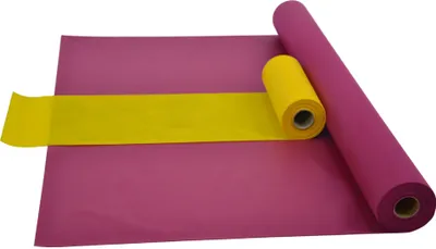 Produktbild von Sensalux Kombi-Set 1 Tischdeckenrolle 1m x 25m beere + Tischläufer 30cm gelb