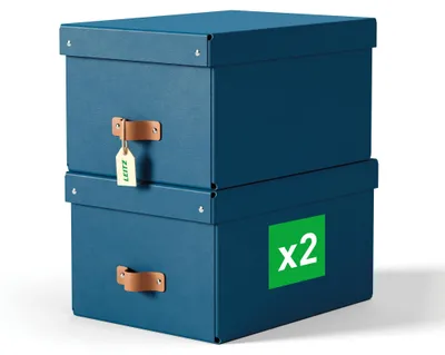 Produktbild von Leitz 61490068, Blau, Karton, 17 l, 270 mm, 370 mm, 200 mm