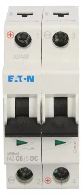 Obrázok produktu pre Eaton FAZ-C4/1-DC, Miniatúrny istič, Typ C, IP20, IP40