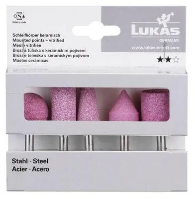 Produktbild von LUKAS Montageschleifscheiben-Set 5-teilig. EKR für Stahl