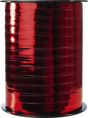Image de Clairefontaine602006C  Clairefontaine Geschenkband auf Spule, metallic, rot