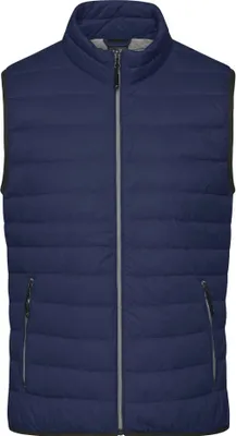 Produktbild von Leichte Daunenweste im klassischen Design navy/silver, Gr. L