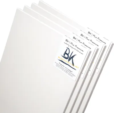 Produktbild von 4 PREMIUM Leinwände auf Keilrahmen 60x80 cm Künstler Leinwand