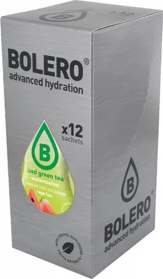 Produktbild von Bolero Iced Green Tea (12x8g) Watermelon - Intra- & Post-Workout - Intra-Workout