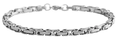 Produktbild von Akzent Königskettenarmband aus Edelstahl, silberfarben