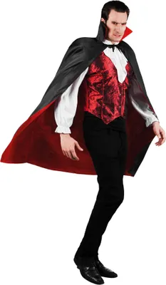Produktbild von Cape Bloodlust Teufel Wende Umhang rot schwarz Karneval Halloween Kostüm 120cm