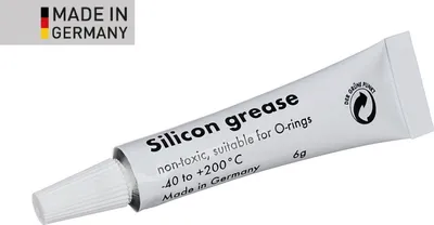 Produktbild von 1 Tube 6g Silikonfett Lebensmittelecht für Kaffeevollautomaten, Kaffeemaschinen, Brühgruppe Dichtung O-Ring, Hahnfett