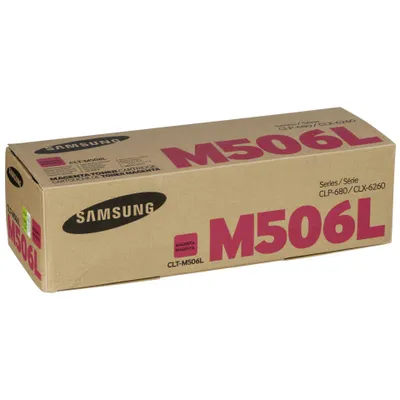 Obrázok produktu pre Samsung Purpurová originálna tonerová kazeta s vysokou výťažnosťou CLT-M506L, Purpurová, 1 kusov