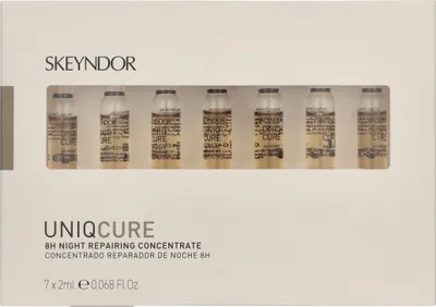 Produktbild von Skeyndor Uniqcure 8h Night Repairing Concentrate Set 14ml