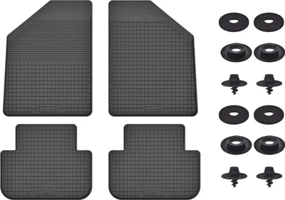 Produktbild von Gummimatten Mit Stoppern Für: Nissan 100Nx (1990-1995) Schwarz Set