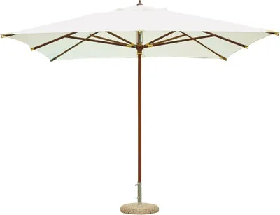 Produktbild von Garten-Sonnenschirm aus Holz und Polyester 3x4m Manora