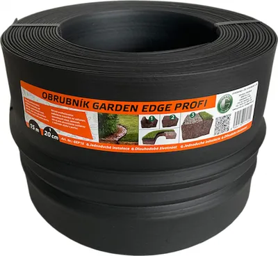 Obrázek produktu pro Nohel Garden Obruba GARDEN EDGE PROFI XL skrytá černá 15x0,2m d2mm