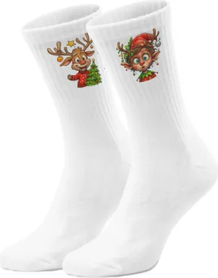 Produktbild von epicsocks Weihnachtsfreude Weihnachtsfreunde Socken in 37-41 im Paar