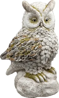 Produktbild von Eule Uhu Kauz Deko Garten Tier Vogel Figur Skulptur Schneeeule Schleiereule