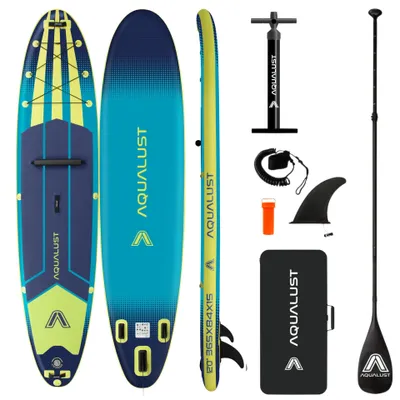 Obrázok produktu pre AQUALUST 12.0 iSUP Board Stand Up Paddle Surfboard nafukovací kompletný set 365cm - Obsah: Boardset+Pádlo