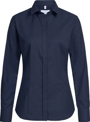 Produktbild von Greiff Modern with 37.5® Damen Bluse Langarm Kent Regular Marine 36