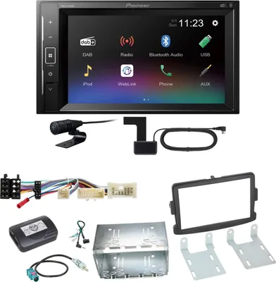 Produktbild von Pioneer DMH-A240DAB Digitalradio Bluetooth Einbauset für Dacia Dokker Sandero