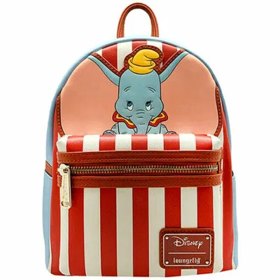 Image de Loungefly Disney Dumbo Sac à dos à rayures 26cm