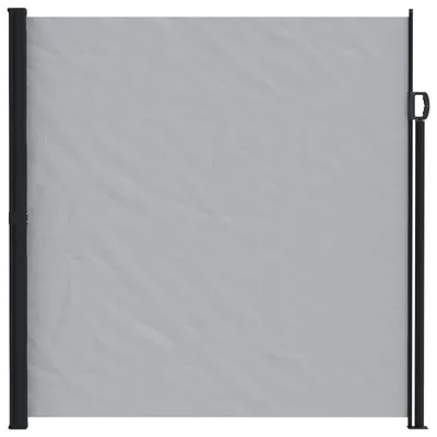Obrázok produktu pre vidaXL Rozťahovacia bočná markíza, sivá, 600 x 200 cm, polyester