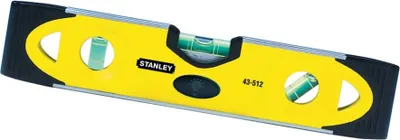 Obrázek produktu pro Stanley 0-43-511, 0,25 m, Černá, Žlutá, 1 mm/m, Hliník