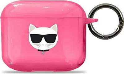 Obrázek produktu pro Pouzdro Karl Lagerfeld KLA3UCHFP Choupette pro Apple AirPods 3, růžové