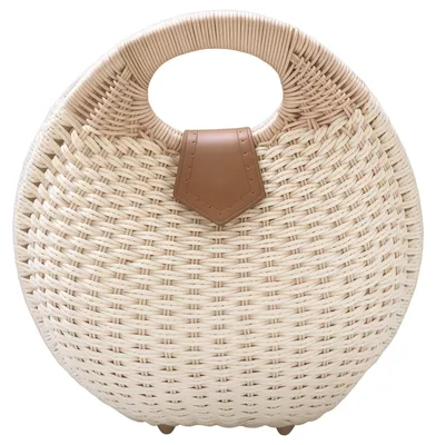 Immagine prodotto di Solidchoice - Elegante borsa da spiaggia per donna, realizzata a mano