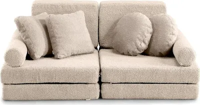 Image de Canapé pour enfants pliable - Canapé multifonctionnel pour enfants (Beige)