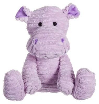 Imagen del producto de Peluche de hipopótamo de pana, 22,3 cm