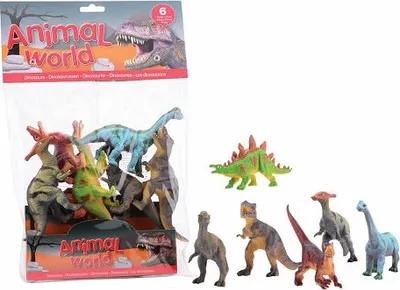 Produktbild von Johntoy Dinosaurier 6-Stücke 12 cm
