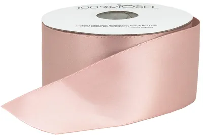 Obrázok produktu pre 100% saténová stužka z Moselu, farba ružová (50 mm x 25 m)