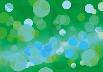 Produktbild von Wallario Poster - Grüne und blaue Kreise - harmonisches Muster, Kunstdruck Größe: 70 x 100 cm