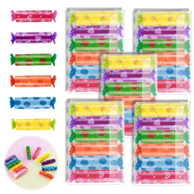 Immagine prodotto di Mini evidenziatori, confezione da 30 pezzi. Evidenziatori color caramella, 6 colori. Articoli di cancelleria per studenti. Evidenziatori, ideali come piccoli omaggi