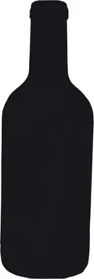 Produktbild von Securit Kreidetafel SILHOUETTE "Flasche" aus Melamin