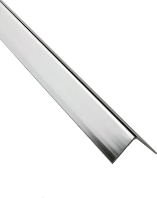 Produktbild von Alu Winkel-Profil Kantenschutz Zierleiste Profil silber 270cm H17mm poliert