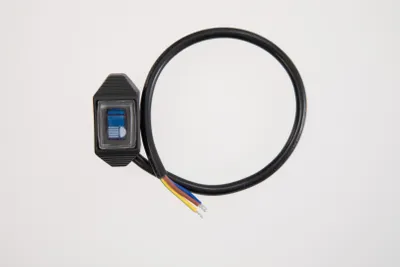 Produktbild von SW-Motech EVO Fernlicht-Schalter für Cockpit - Für Fernscheinwerfer. Blau leuchtend.