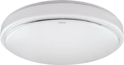 Zdjęcie produktu dla Plafon łazienkowy nowoczesny biały okrągły Ø32.5cm czujnik ruchu ściemnialny włącznik neutralna barwa LED 16W SOLA Struhm