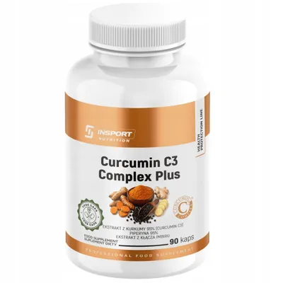Produktbild von Curcumin C3 Complex Plus 1000 mg Piperin Ingwer 90 Kapseln