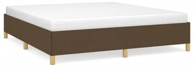 Obrázok produktu pre Tmavohnedá posteľová konštrukcia z kvalitnej látky, rozmer 180 x 200 cm